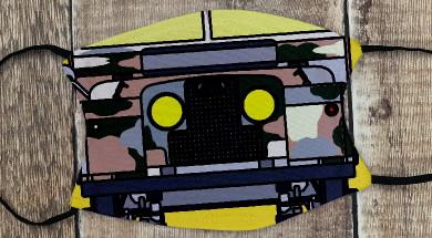 Land Rover Series 1 mask front  camouflage